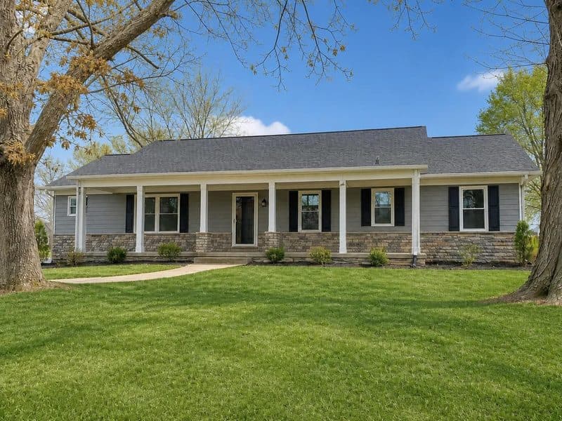 Curb Appeal staged exterior — AI virtual staging result