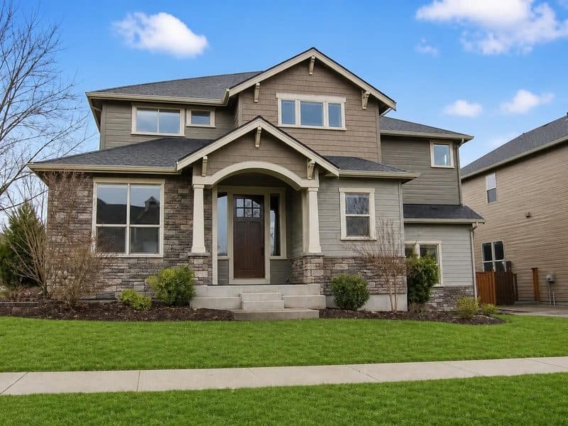 Curb Appeal staged exterior — AI virtual staging result