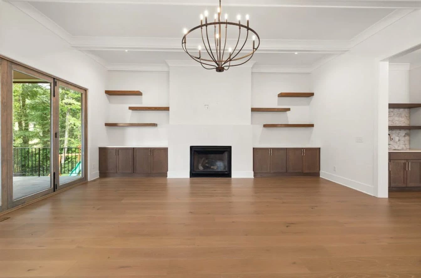 Living room, vacant
